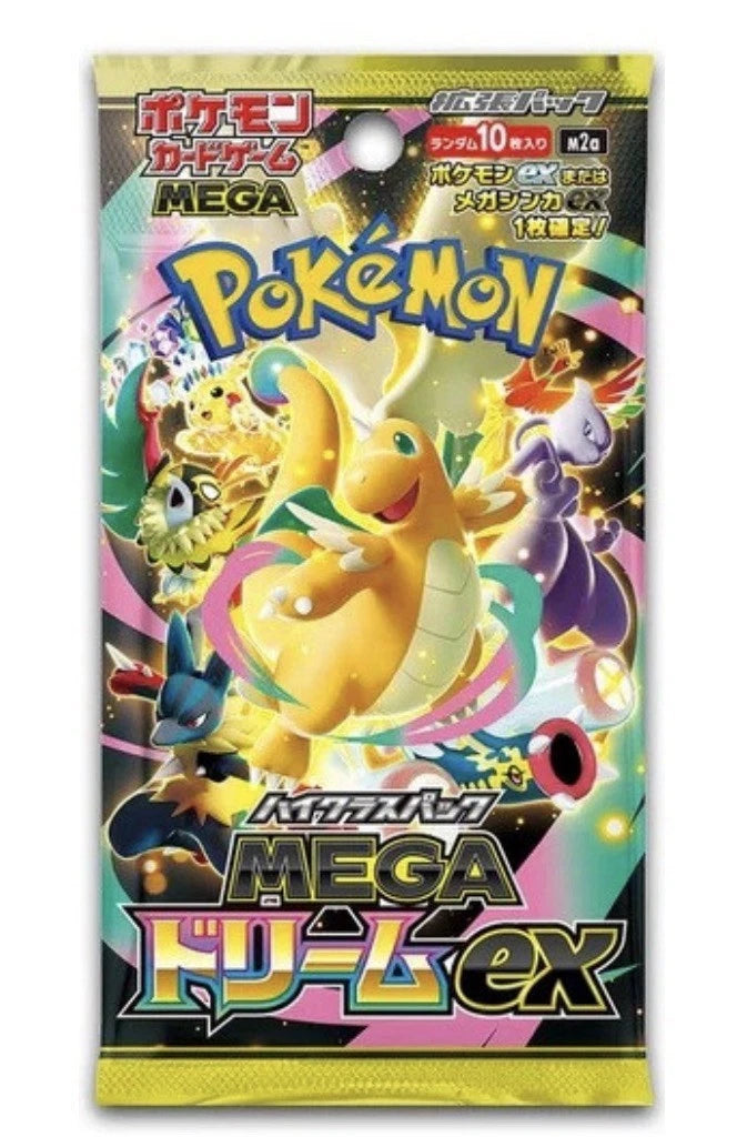 M2a- Mega Evolution - Mega Dream ex - Japanese Booster Pack- Pokmon C KidsMonster M2a- Mega Evolution - Mega Dream ex - Japanese Booster Pack- Pokmon C KidsMonster