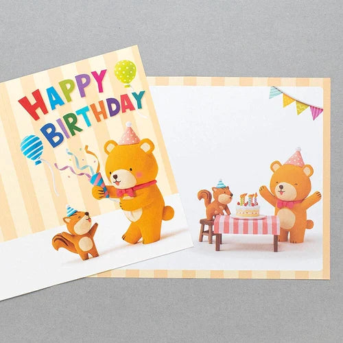 Birthday Card - Bear - Giftbox Brighton Limited